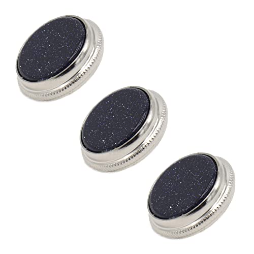 Cheerock Trumpet Valve Caps & Buttons, Copper, 3 Pcs for Repairing & Replacement (Starry Sky) - Image 1