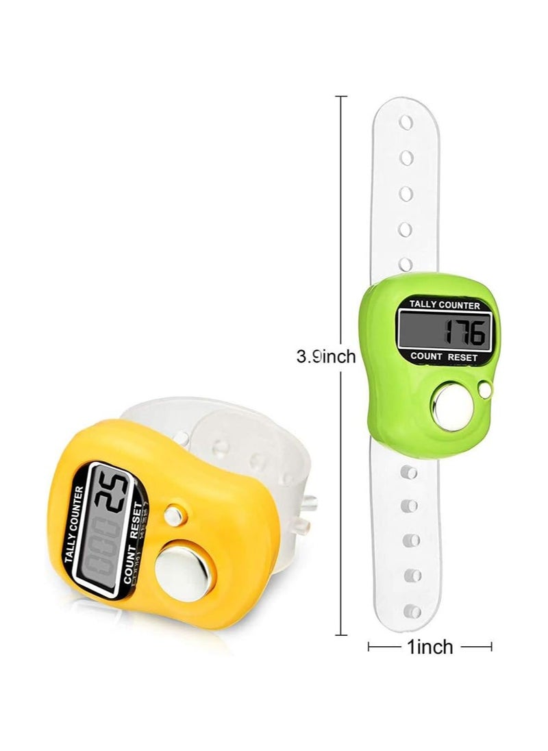 Mini LCD Electronic Digital Display Finger Hand Tally Counter Counting (10pcs)