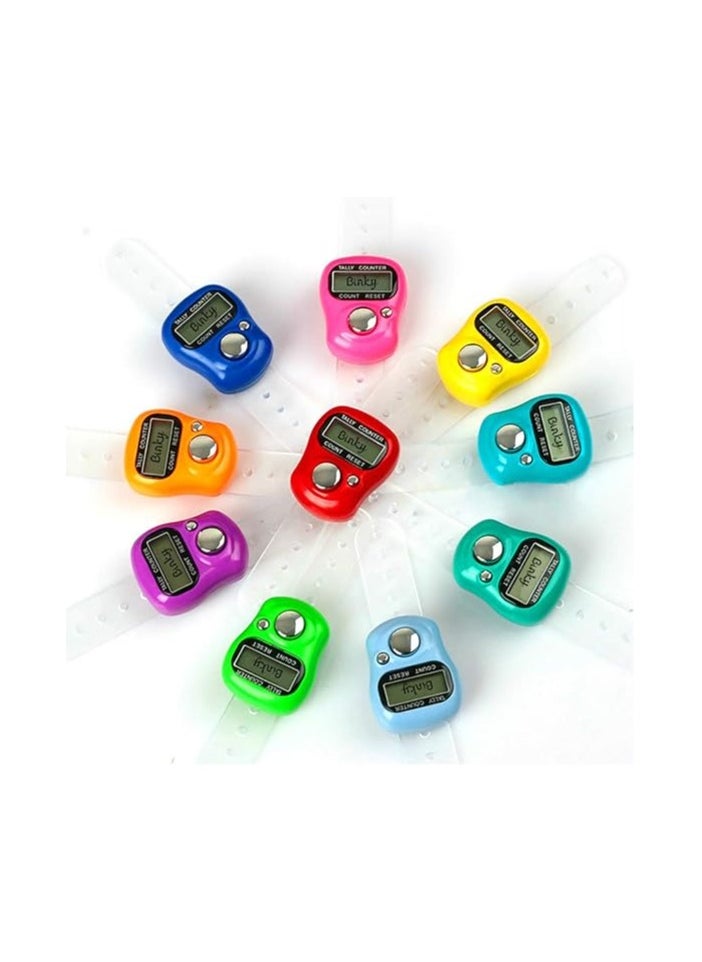 Mini LCD Electronic Digital Display Finger Hand Tally Counter Counting (10pcs)