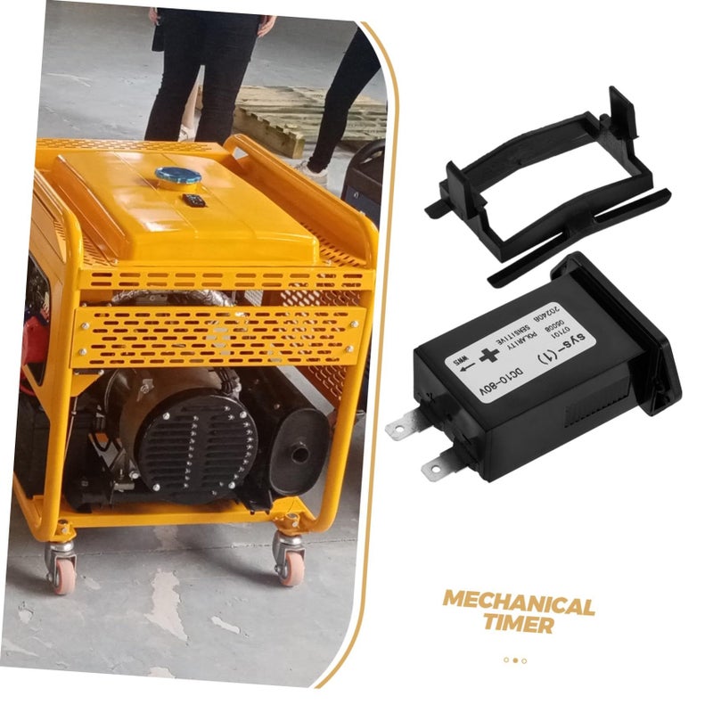 80V Mechanical Hour Meter Gauge Vehicle Timer Tool Wide Voltage Stable Construction - Image 4