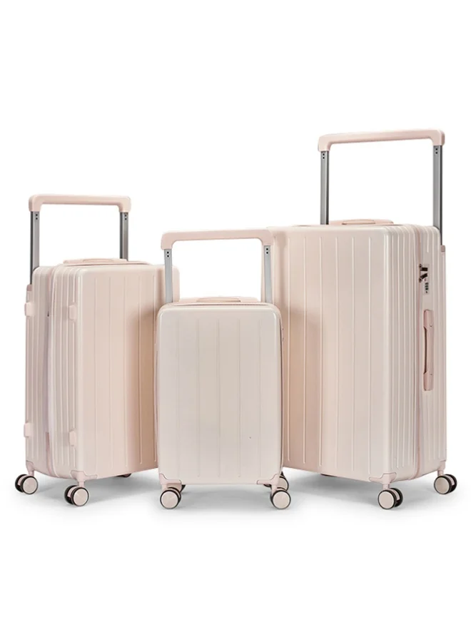 LIMRA Luggage set 3 pieces travel Bags with a distinctive design from limra Beige