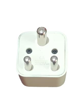 Axtella Axtella Pack of 4 Universal Conversion Plug 3 Pin Socket Adapter Convert UKUSEUAdaptor 56 Amp  - Image 2