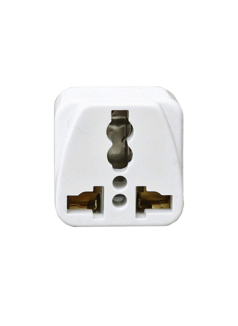 Axtella Axtella Pack of 4 Universal Conversion Plug 3 Pin Socket Adapter Convert UKUSEUAdaptor 56 Amp  - Image 4
