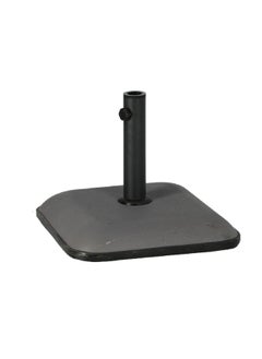LIVING ACCENTS Premium Concrete Square Umbrella Base Black and Grey 25 kg SQ-D1-25  - Image 5