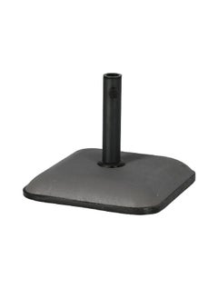 LIVING ACCENTS Premium Concrete Square Umbrella Base Black and Grey 25 kg SQ-D1-25  - Image 4