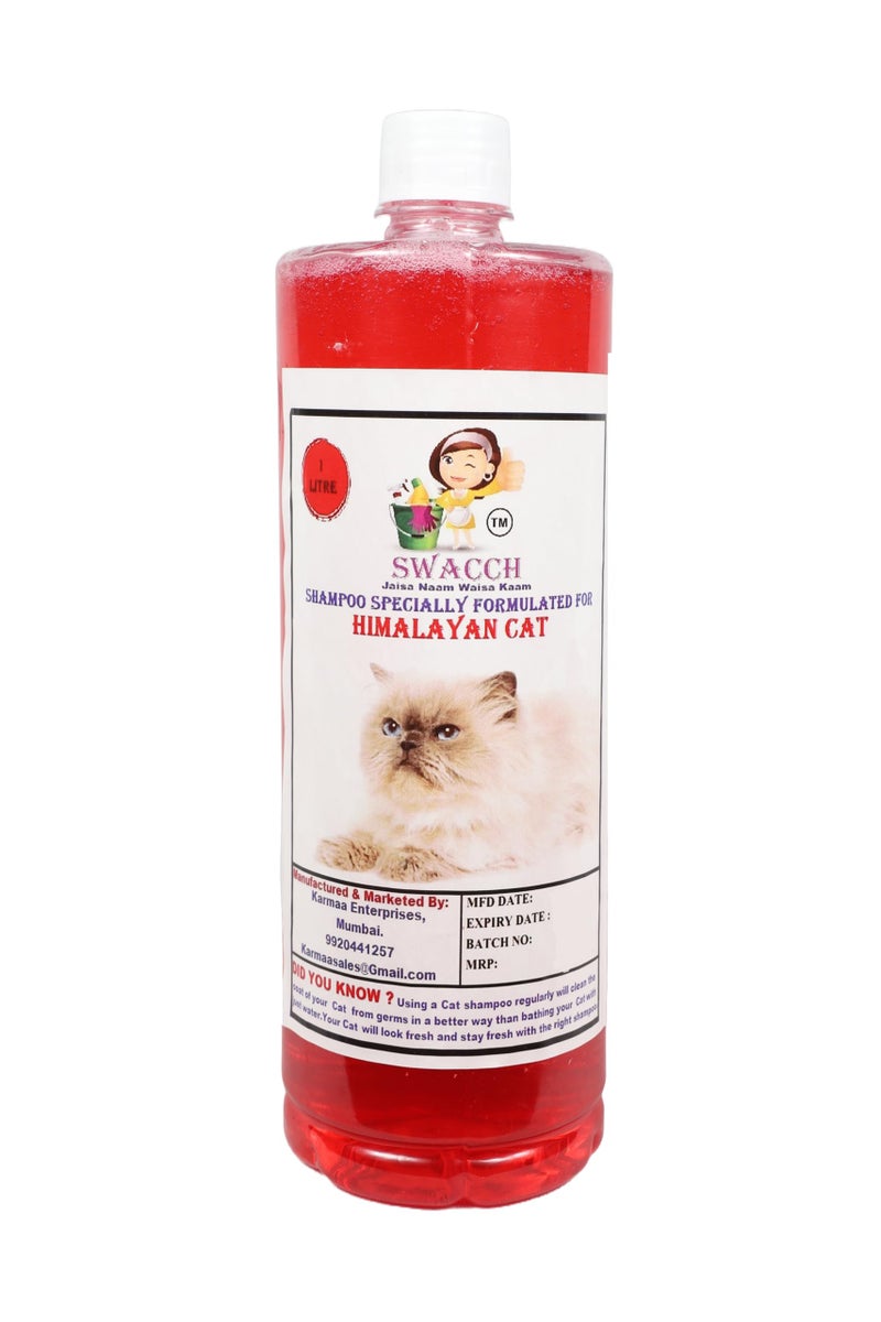 Swacch Shampoo Specially Formulated for Himalayan Cat (1 Litre) Jasmine - Image 2