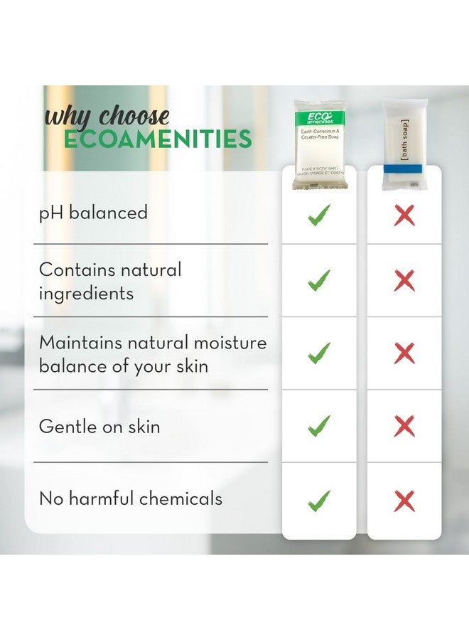 ECO Amenities Bar Soap Bulk - 200 Pack, 0.5 Oz Travel Size Soap Bars - Individually Wrapped Hotel Soap - Great For Vacation Rental And Airbnb Toiletries Or Hygiene Kits Supplies - Image 4