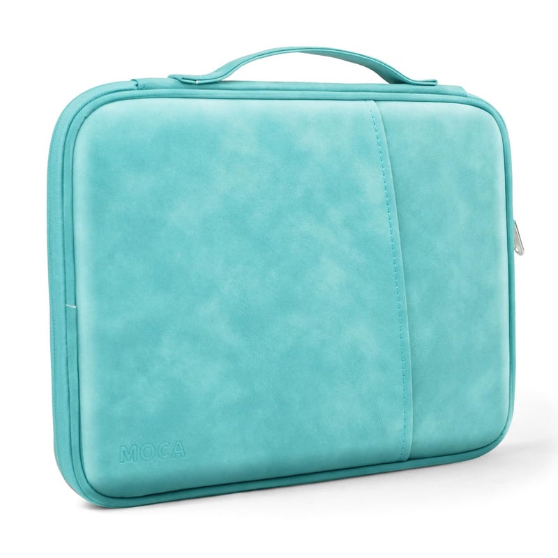 Moca Tablet Sleeve Case for 9.7 iPad /10.9 inch New iPad / 11 inch iPad Pro / 10.2 inch iPad / 10.9" iPad Air, Galaxy Tab A8 10.5" Protective Bag, Fit Apple Smart Keyboard, Black (Sky -Blue) - Image 1