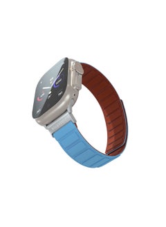 blupebble Silicone Reversible Magnetic Strap for Apple Watch Ultra 49/45/44/42MM Compatible with Series 8 | 7 | 6 | 5 | 4 | 3 | SE  - Image 2