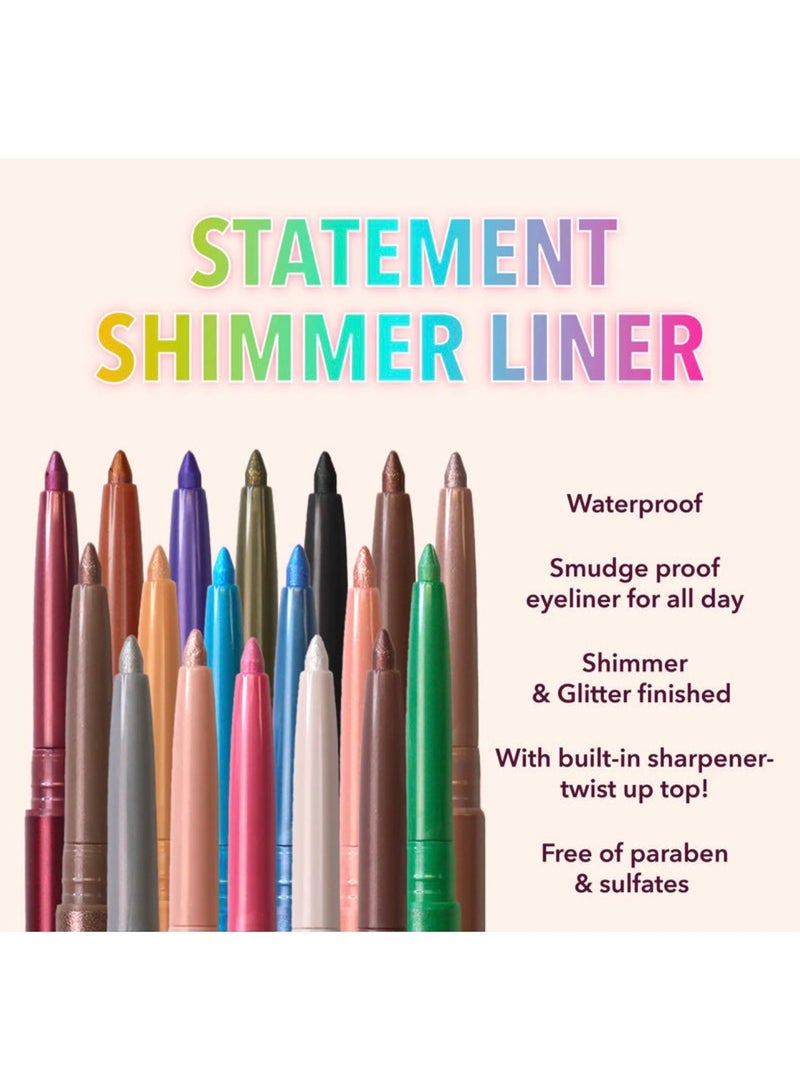 Moira Beauty MOIRA- STATEMENT SHIMMER LINER (017, SKY BLUE) - Image 5