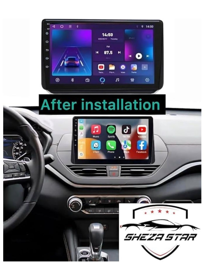 SHEZA STAR Android Car Stereo for Nissan Altima 2019-2023 2GB RAM 32GB ROM Support Carplay, M-Link Wi-Fi BT, Radio GPS, 10 Inch IPS Touch Screen with AHD Camera Included  - Image 2