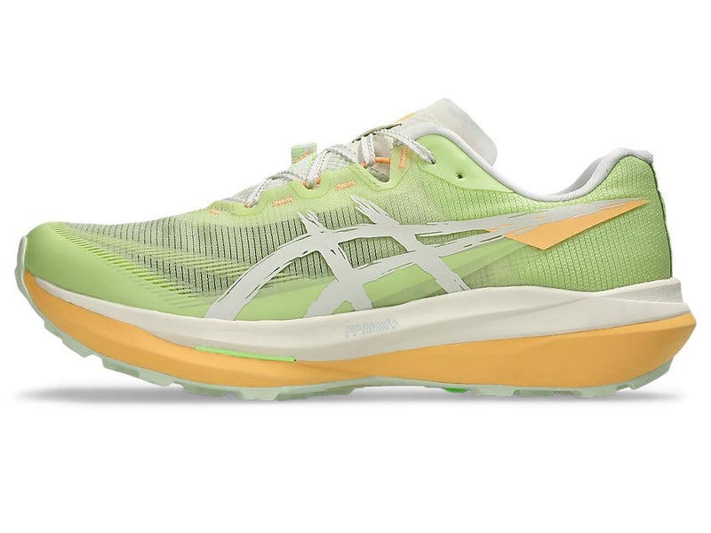 ASICS Unisex FUJISPEED 4 Lime Green/Cream Running Shoes - 5 UK Men/ 4 UK Women (1013A179.300) - Image 3
