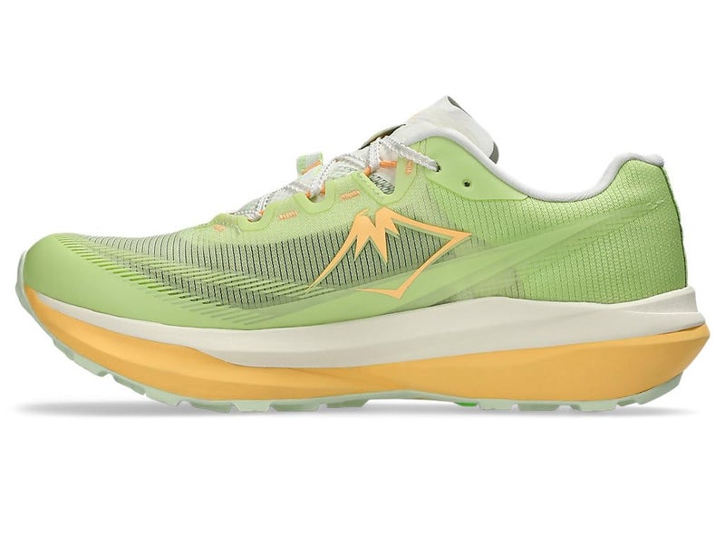 ASICS Unisex FUJISPEED 4 Lime Green/Cream Running Shoes - 5 UK Men/ 4 UK Women (1013A179.300) - Image 2