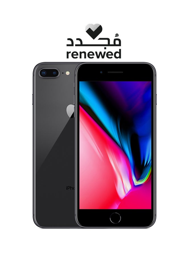 ابل  مجدد - آيفون 8 بلس مع فيس تايم رمادي فضائي 256 جيجابايت 4G LTE - Image 1