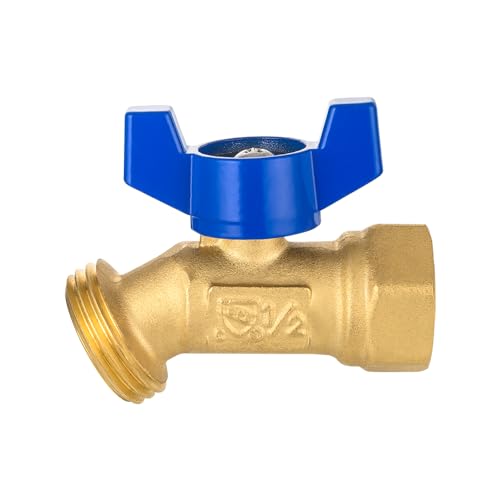 EFIELD Pack of 2 EFIELD 14Turn Outdoor Spigot Sillcock Hose Bibb Valve 12 Female NPT Inlet 34 Male GHT Threaded Garden Hose OutletConnectorSILLCOCK0392PCS - Image 3