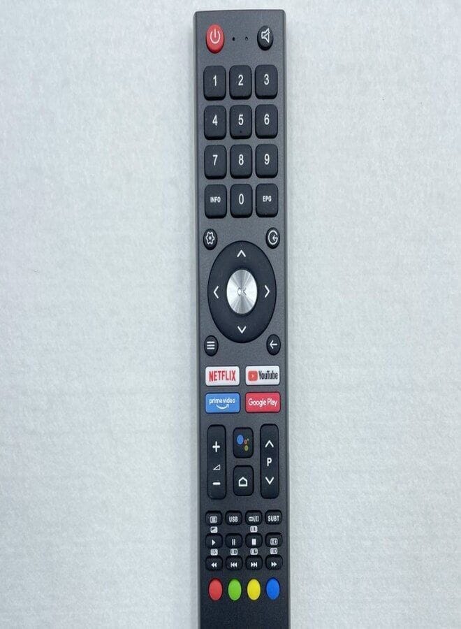 Replacement Remote Control For Arrow Chiq Smart Tv Lcd Led With Netflix Youtube Google Play And Prime Video Key Buttons