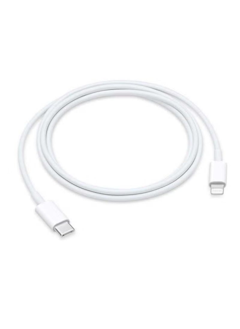 Generic - 2 in 1 Pack of 20W USB-C Power Adapter and USB-C to Lightning Cable 1m white - Image 1
