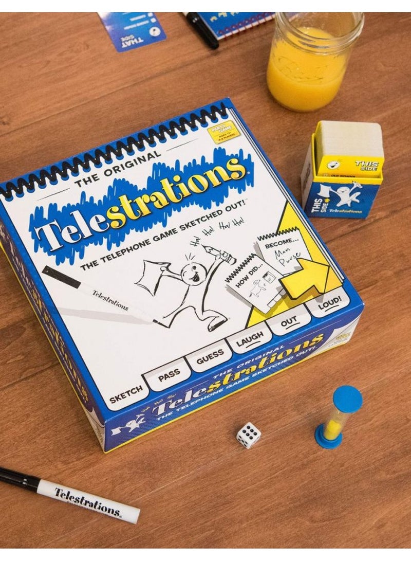 USAopoly Telestrations Original 8-Player | Family Board Game | A Fun Family Game for Kids and Adults | Family Game Night Just Got Better | The Telephone Game Sketched Out | Ages 12+  - Image 5