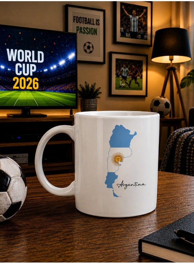 Share the Love Argentina, Fifa World Cup 2026, Coffee Mug - Image 2