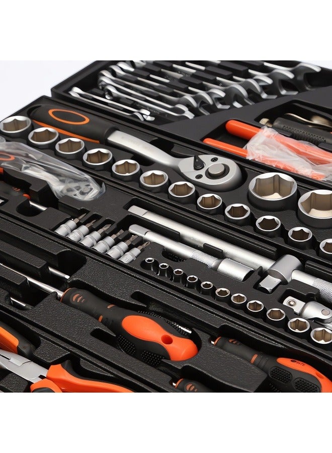 ALongDeng 85 Pcs Home Repair Tool Kit with Toolbox Storage Case  Complete Tool Set with Screwdriver Hammer Tools for Household Auto Apartment Garage Maintenance  DIY Projects - Image 3