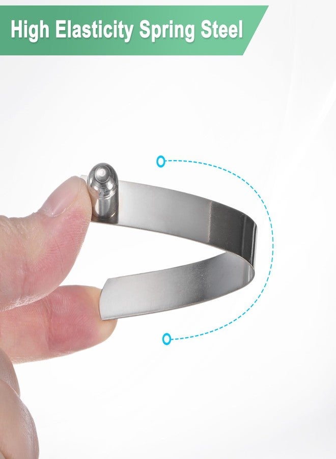 M METERXITY مجموعة 5 قطع مشبك مجداف كاياك 8mmx50mm صلب مفرد على شكل V مشبك قبة خيمة مشابك قفل للتخييم/مجداف كاياك/عمود خيمة مشابك زنبركية زر دفع - Image 2