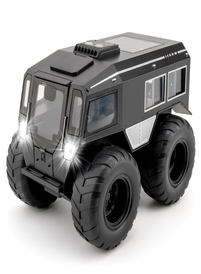 LOVEPOSELY 1:24 Sherp All Terrain Off Road Vehicle Diecast Car Model, Collecting Diecast Pull Back Beach Motorcycle Toys Car for Kids Boys Girls (Black) - Image 1