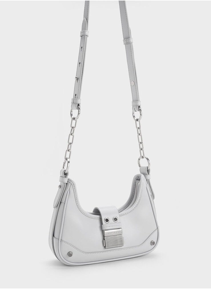 Charles & Keith Winslet Belted Hobo Bag  - Image 2