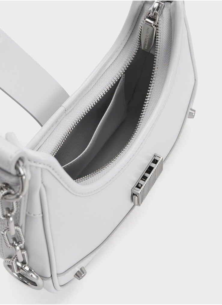 Charles & Keith Winslet Belted Hobo Bag  - Image 4