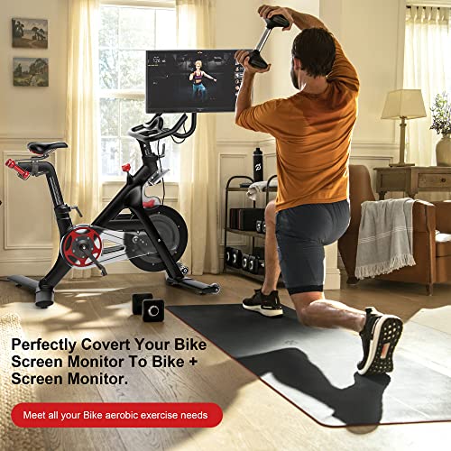 COOLWUFAN حامل شاشة COOLWUFAN للدراجة Peloton، دوران 360° شاشة محسّنة لضبط الشاشة لدراجات Peloton (غير متوافق مع دراجة Peloton Bike+)  - Image 4