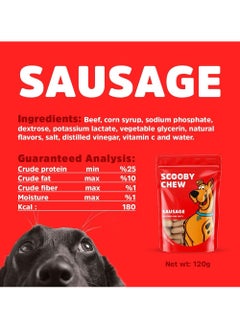 Scooby Chew Sausage Dog Treats 150g  - Image 5