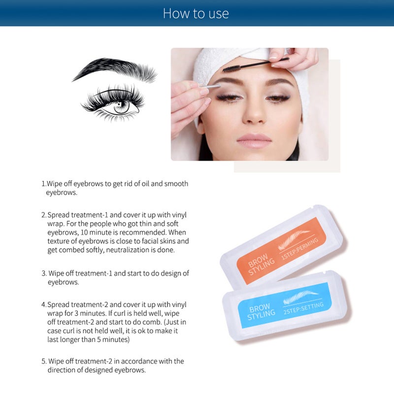 أداة تمديل الحواجب ومكينة رفع الحواجب من ibcccndc - حزمة أدوات رفع الحواجب مع شكل حواجب طبيعية يمكن التخلص منه بعد الاستخدام - Image 4