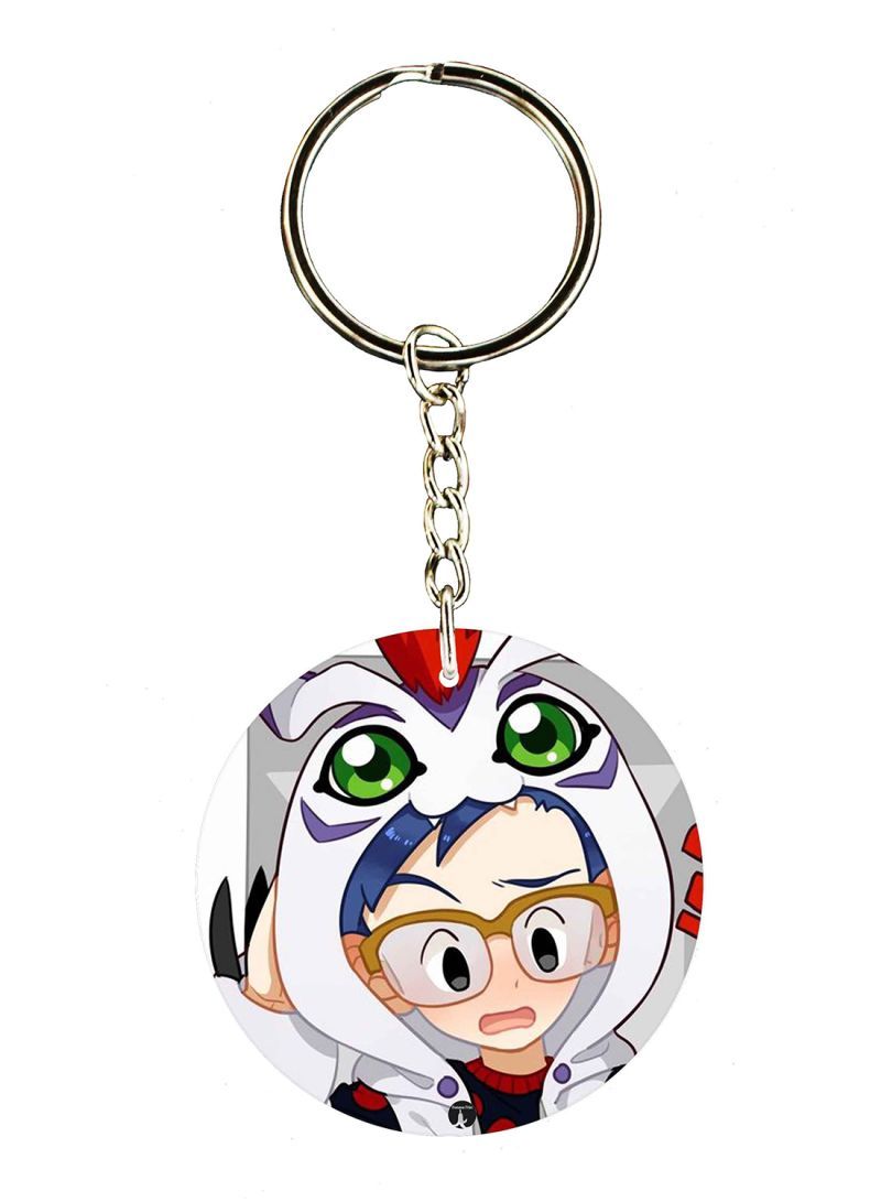 The Anime Digimon Printed Keychain