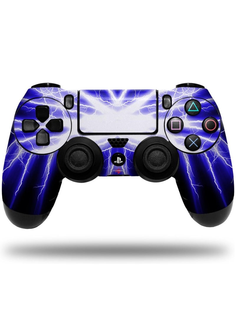 LIXES Wireless DualShock 4 Controller for PS4 - Vibration Feedback, Motion Sensors, Touchpad, Light Bar, Share Button & Speaker for Ultimate Gaming Experience (Blue)  - Image 1