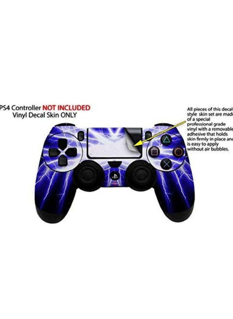 LIXES Wireless DualShock 4 Controller for PS4 - Vibration Feedback, Motion Sensors, Touchpad, Light Bar, Share Button & Speaker for Ultimate Gaming Experience (Blue)  - Image 2
