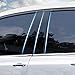 BOLTRY Automobile Door Window Pillar Post Trim B Pillar Molding Trim Fit for Chevrolet Silverado 20192024 6Pcs - Image 2