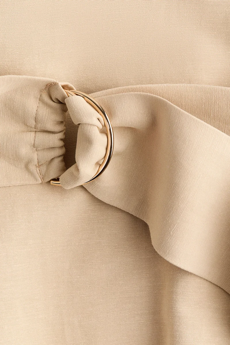 H&M Linen-blend shirt dress