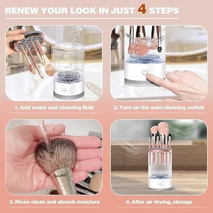 RIGJAK Makeup Brush Cleaner and Conditioning Solution  Cleans Nourishes and Protects Brushes  Leaves Bristles Soft and Supple  Makeup Tool Cleaning Solution All Size Beauty Makeup Brushes - Image 5