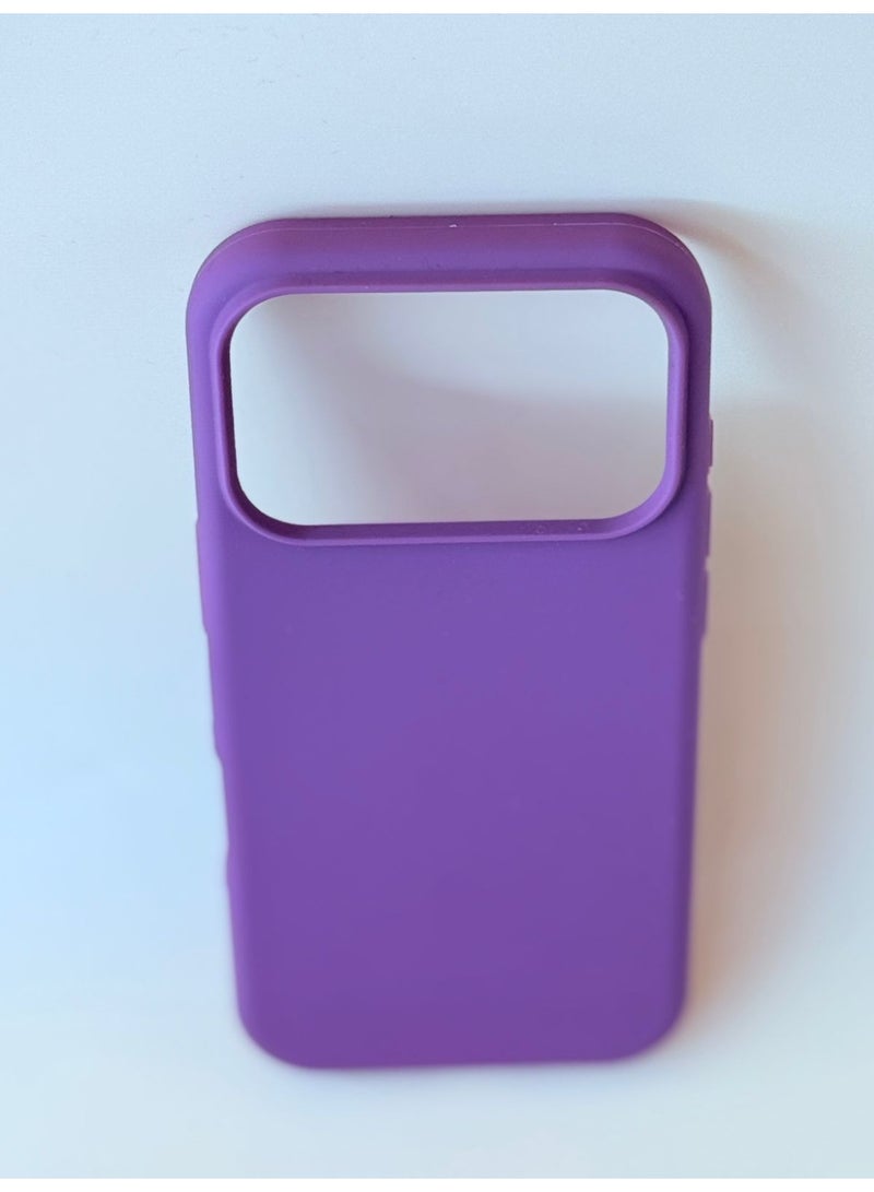 Cat - Cot غطاء سيليكون لأبل آيفون 17 برو - بنفسجي - Image 3