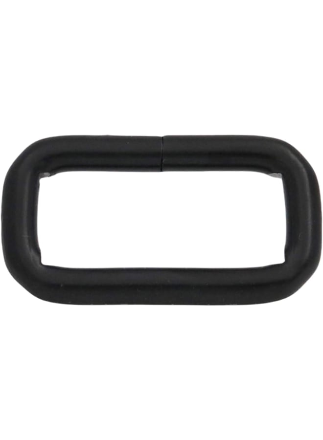 Metal Rectangle Ring Buckles Square Strap Webbing Belt Rings for Bag Purse Non Welded 1 x 3/8 Inch, Black, of 10  - Image 5