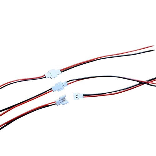FLY RC 10 Pairs 2.0mm Spade 2P Cable Lead Plug Connector Male and Female for 1S Lipo Battery Charging Drone Syma X5C X5SW SNAPTAIN S5C - Image 3
