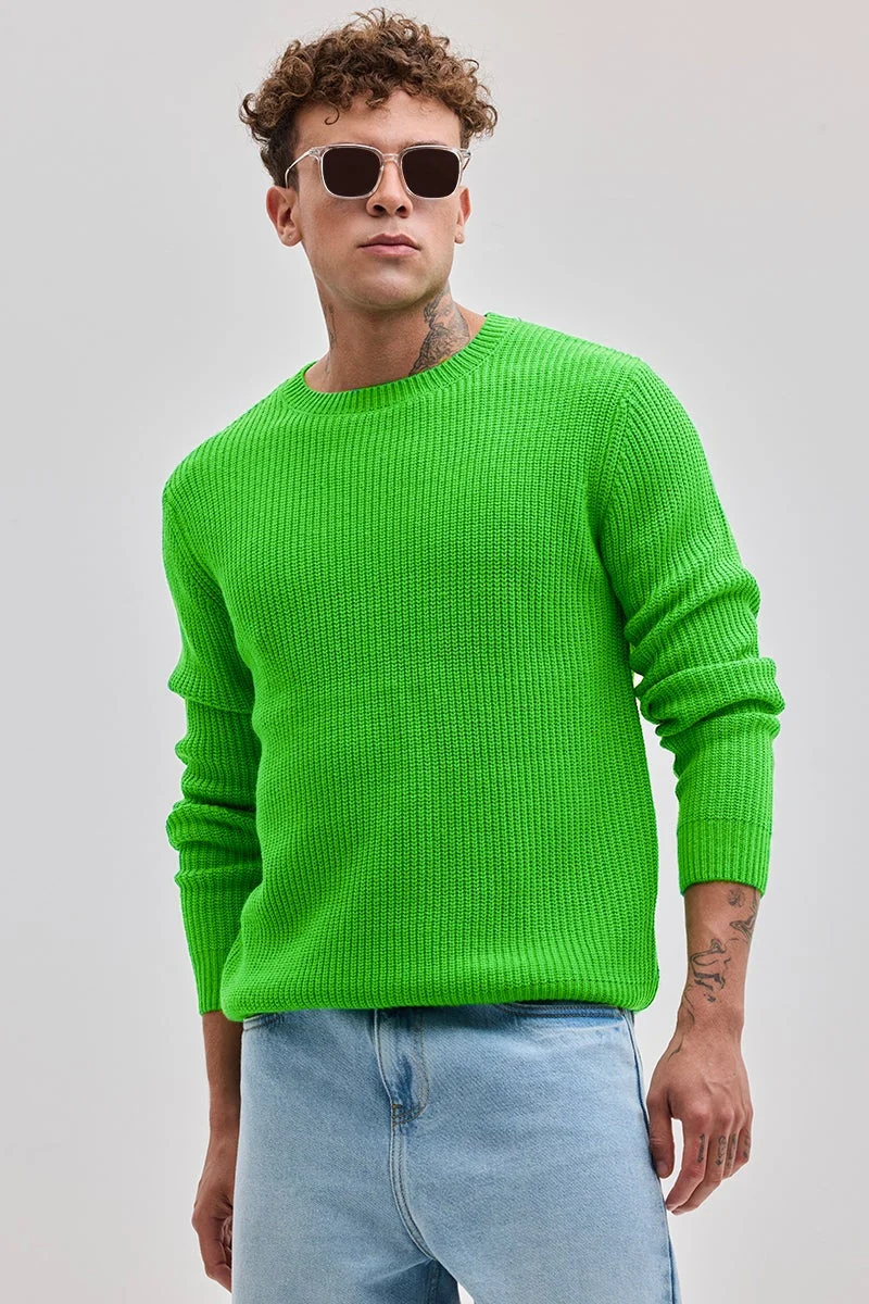 سنيتش سترة صوفية للصيادين باللون الأخضر