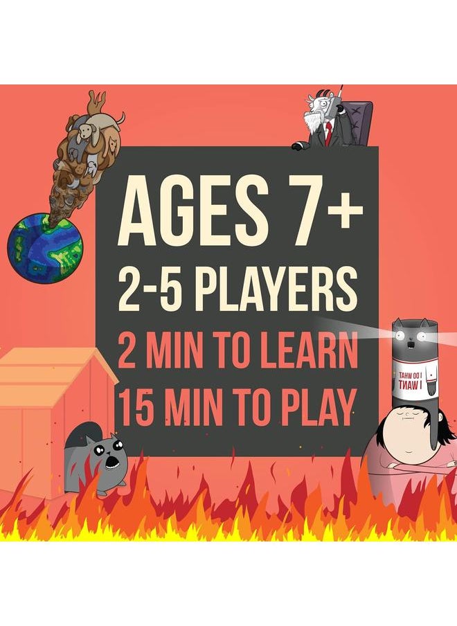 Bluejw - Barking Kittens Expansion Pack By Exploding Kittens 2 To 5 Players Ages 7+ 15 Minutes To Play Exploding Kittens Game Required Party Game Family Game Night Kid And Adult Card Game - Image 1