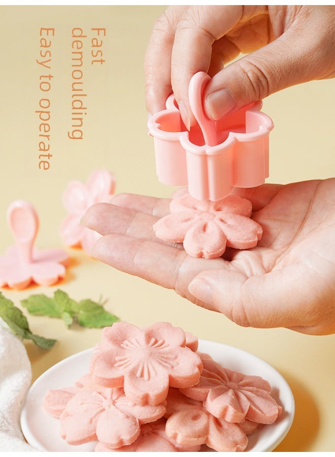 Zy1308 Sakura Cookie Mold Home Baking Press Flower Style Cherry Blossom Powder Kitchen Utensils Daily Use Cookie Cutter-Color:Sakura Powder - Image 4