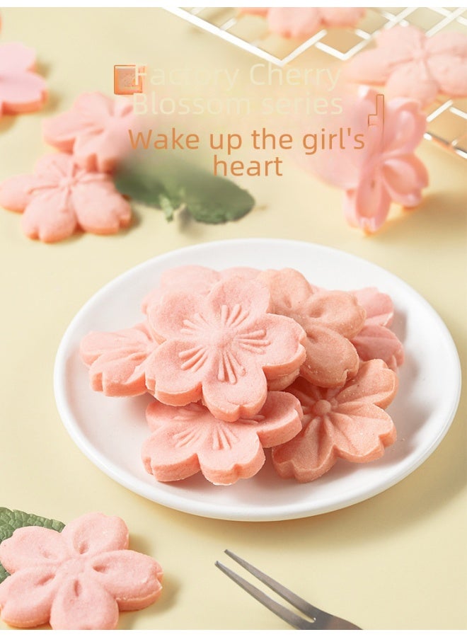 Zy1308 Sakura Cookie Mold Home Baking Press Flower Style Cherry Blossom Powder Kitchen Utensils Daily Use Cookie Cutter-Color:Sakura Powder - Image 5