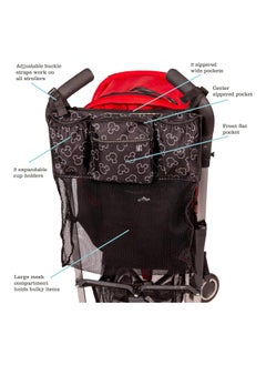 Disney Baby By J L Childress Cups N Cargo Universal Stroller Organizer And Accessory Mickey Black - pzsku/Z04D45C5FB1E0BFCBC35DZ/45/_/1703742775/160005bc-3e45-465d-b953-608610ee540b