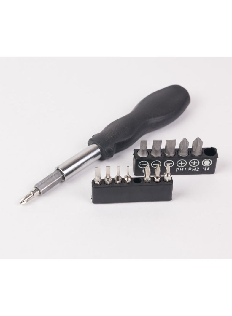 WMC TOOLS WMC Screwdriver Bit Holder and Socket Set Ratcheting Household Usage 15 pcs L-110mm, in Blister - Image 3