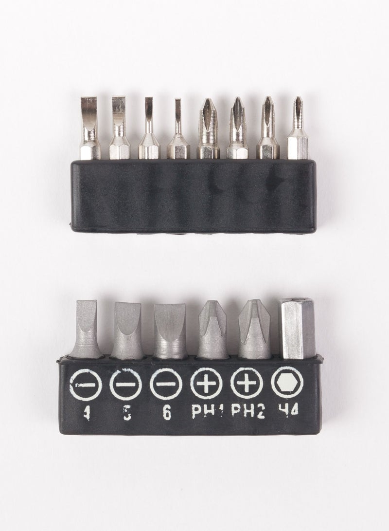 WMC TOOLS WMC Screwdriver Bit Holder and Socket Set Ratcheting Household Usage 15 pcs L-110mm, in Blister - Image 4