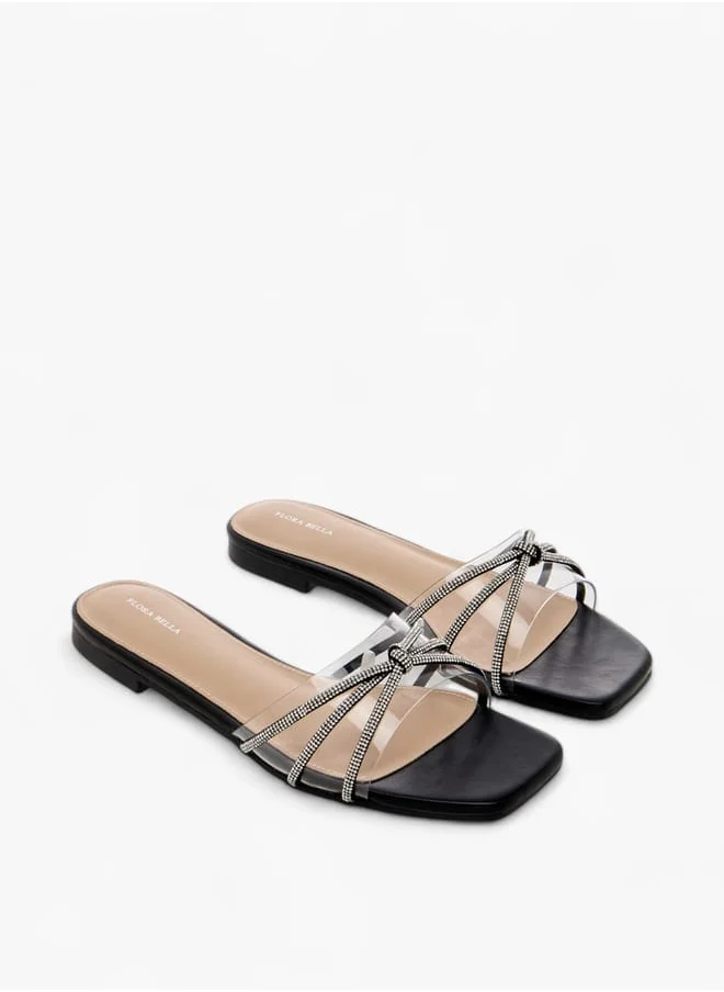 فلورا بيلا من شو إكسبرس Women Embellished Slip-On Sandals