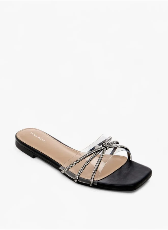 فلورا بيلا من شو إكسبرس Women Embellished Slip-On Sandals