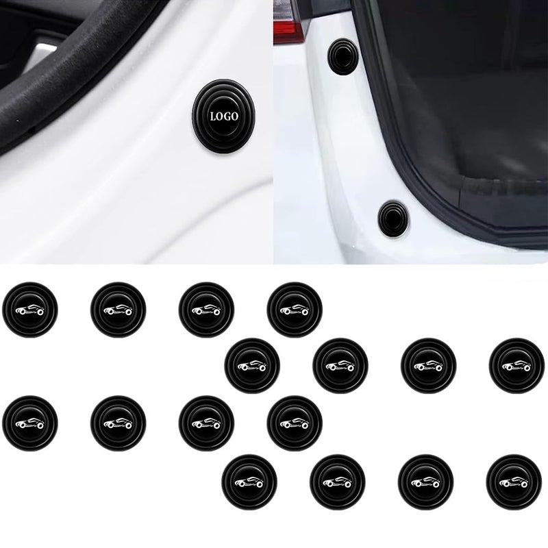 Kidoca Car Shock Absorber Door Guard Protector Rubber Pads & Accessories, Innovative Auto Gadgets Compass, Wrangler, Meridian, S90, XC60, XC40, Hector, Astor, Gloster - Image 1